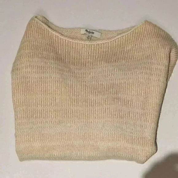 Madewell light peach sweater xs - Picture 2 of 6